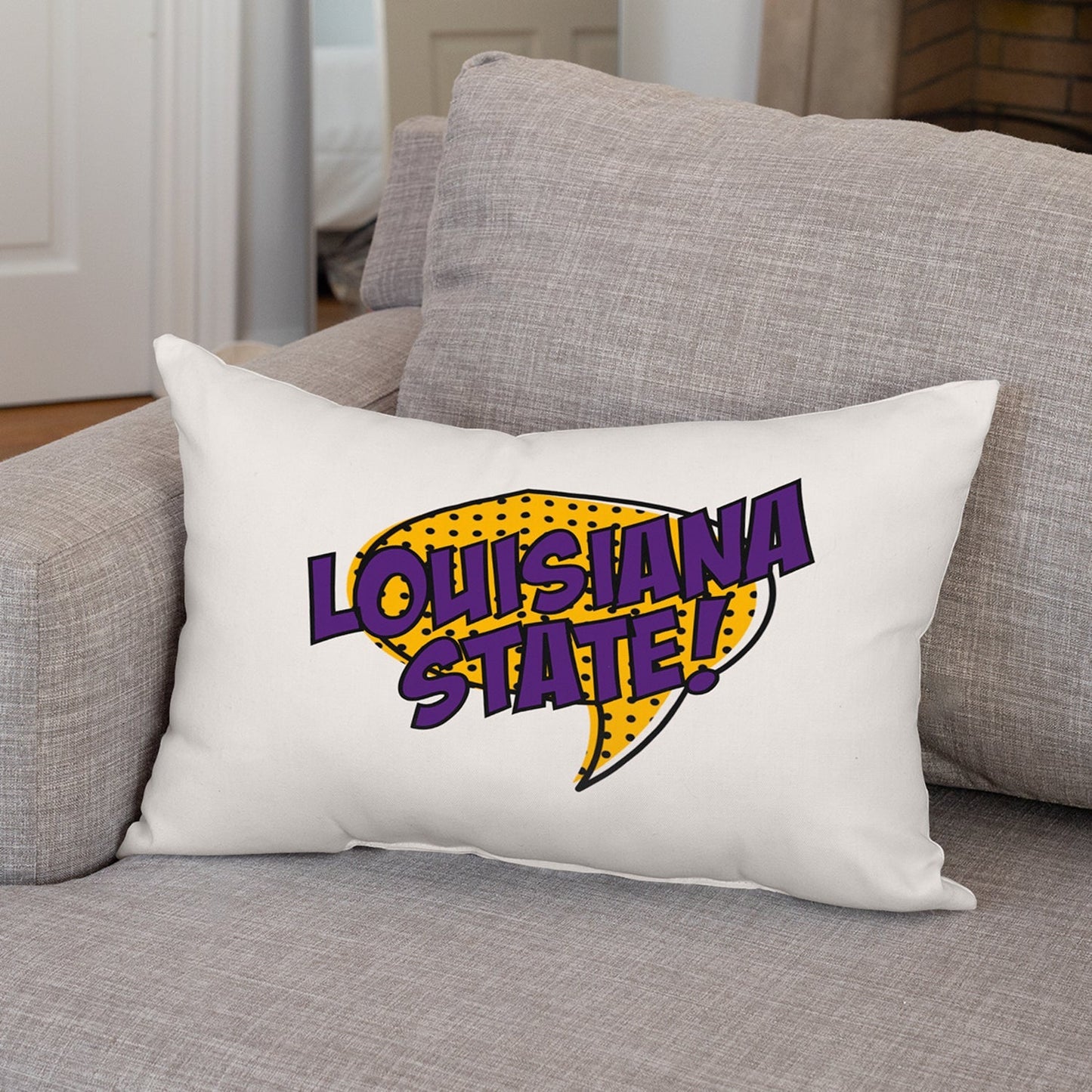 LSU, College! Pillow