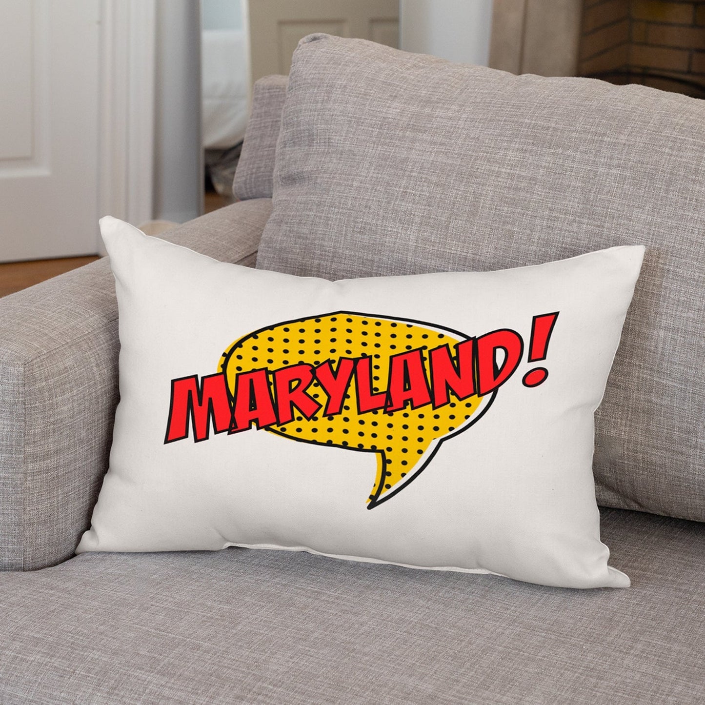 Maryland, College! Pillow