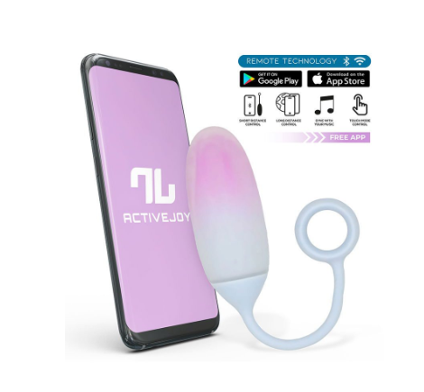 Iy – Vibrating Egg With App – Blue / Purple