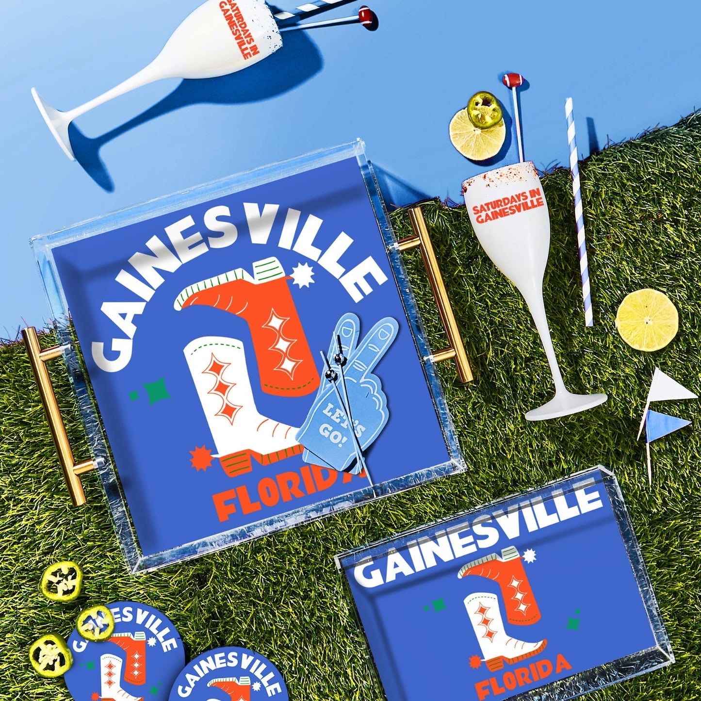 Florida Kickoff College Town Large Acrylic Tray