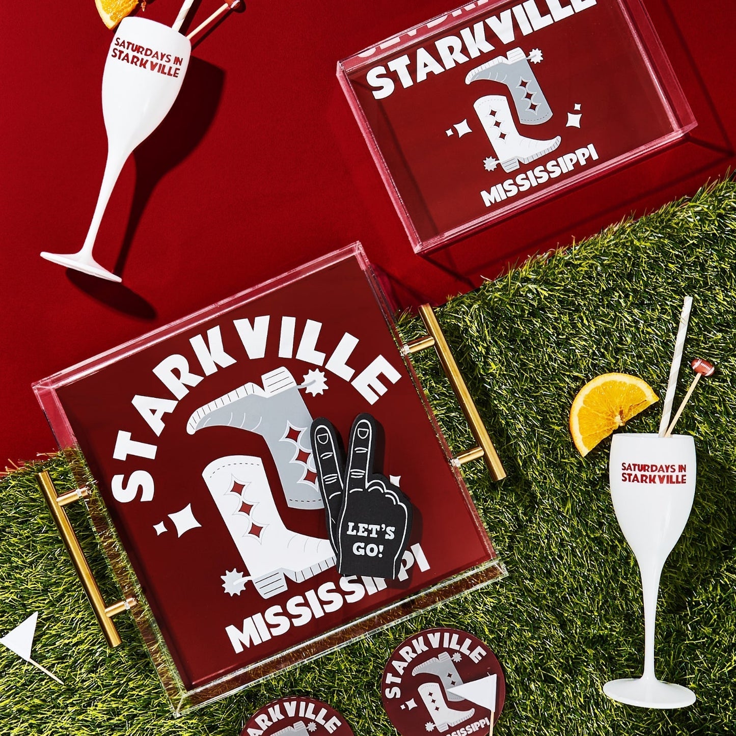 Mississippi State Kickoff College Town Large Acrylic Tray