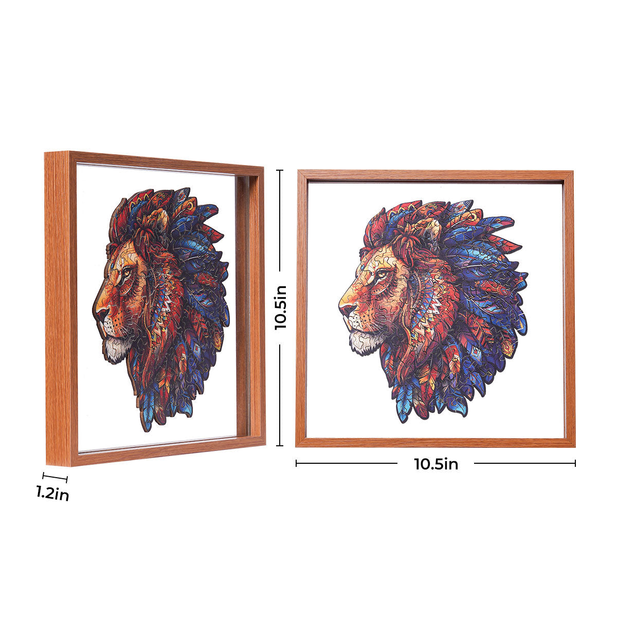 ROBOTIME The Lion King Wooden Jigsaw Puzzle with Frame