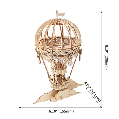 Rolife Hot Air Balloon 3D Wooden Puzzle TG406