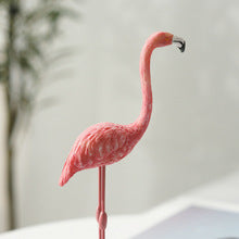 Cute Resin Flamingo Figurine for Bedroom and Living Room Decor