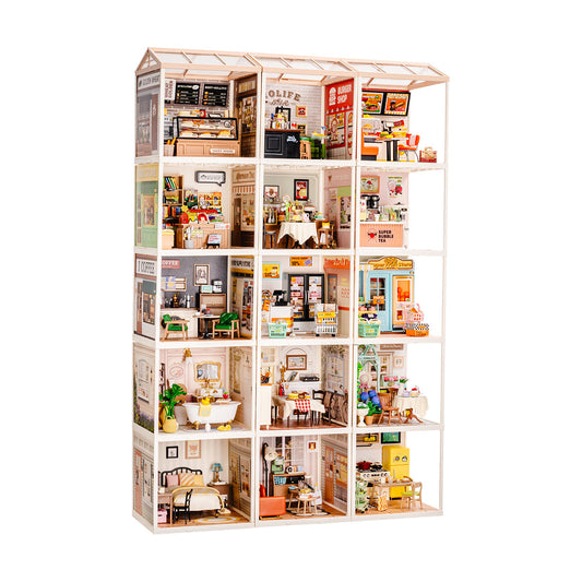 Rolife Super Creator 15 in 1  Plastic DIY Miniature House