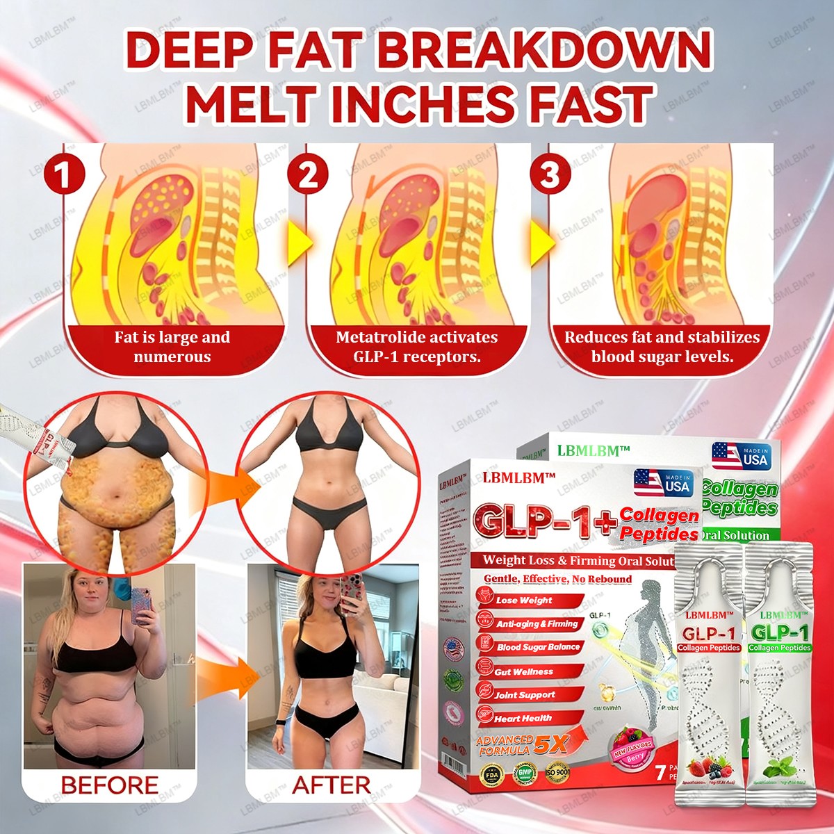 𝑶𝒇𝒇𝒊𝒄𝒊𝒂𝒍 𝑺𝒕𝒐𝒓𝒆 | LBMLBM™ 𝑮𝐋𝗣-𝟭 + 𝑪𝒐𝒍𝒍𝙖𝙜𝙚𝙣 𝐏𝐞𝐩𝒕𝒊𝒅𝒆𝒔 𝑾𝒆𝒊𝗴𝗵𝘁 𝐋𝐨𝐬𝐬 & 𝑭𝒊𝒓𝒎𝙞𝙣𝙜 𝑶𝒓𝒂𝐥 𝑺𝒐𝐥𝒖𝒕𝒊𝒐𝒏 💎 𝗼𝗯𝗲𝘀𝗶𝘁𝘆, 𝗳𝗶𝗿𝗺𝘀 𝘀𝗸𝗶𝗻, 𝗰𝗮𝗿𝗱𝗶𝗼𝘃𝗮𝘀𝗰𝘂𝗹𝗮𝗿 𝗱𝗶𝘀𝗲𝗮𝘀𝗲, 𝗱𝗶𝗮𝗯𝗲𝘁𝗲𝘀, 𝘀𝗹𝗲𝗲𝗽 𝗮𝗽𝗻𝗲𝗮, 𝗷𝗼𝗶𝗻𝘁 𝗽𝗿𝗼𝗯𝗹𝗲𝗺𝘀, 𝗮𝗻𝗱 𝗺𝗼𝗿𝗲💎