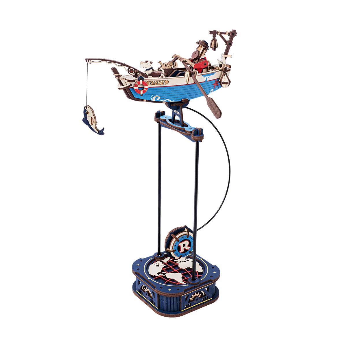 ROKR Ocean Fisher DIY Pendulum Toy 3D Puzzle MCD02