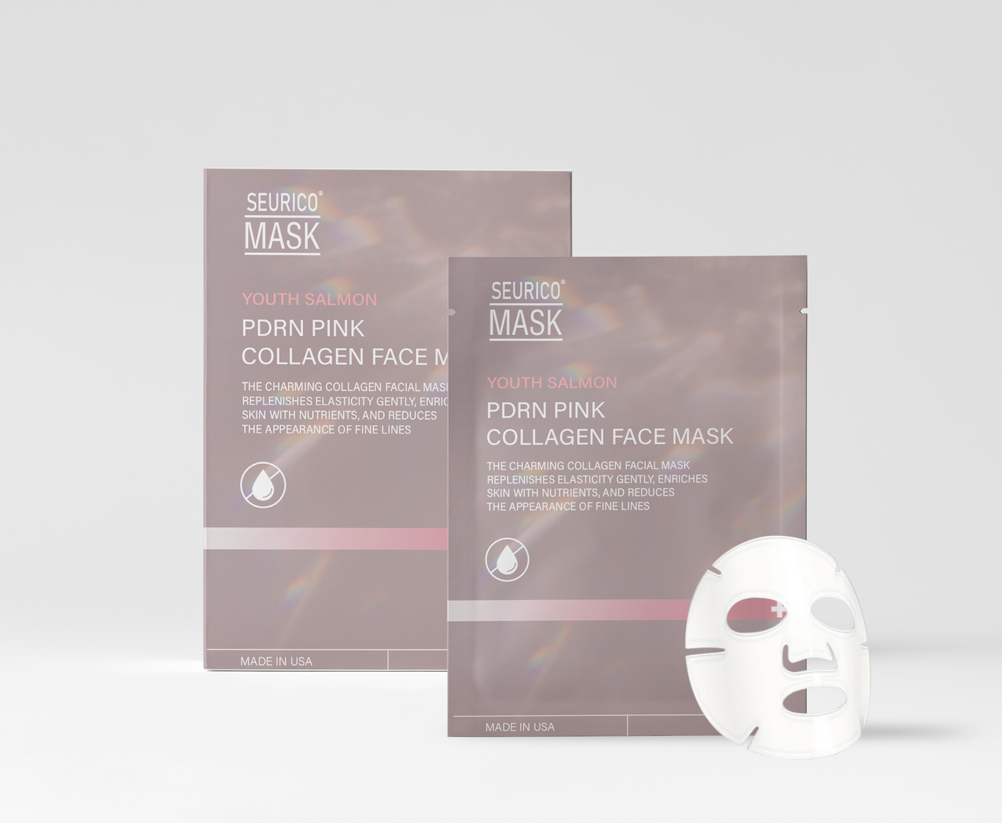 Seurico™ Youth Salmon PDRN Pink Collagen Face Mask