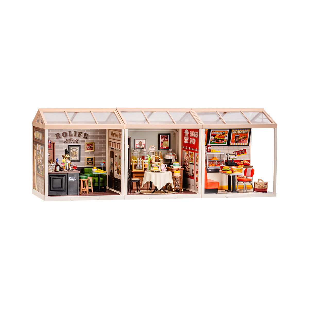 Rolife Super Creator Plastic Diy Mini House 3 in ¡ªShape