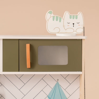 ROBUD Wooden Play Kitchen for Toddlers Kids WG187