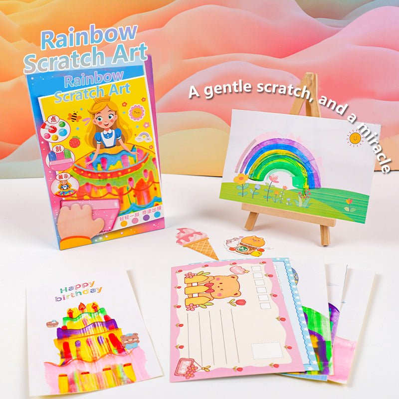 🖼️DIY Rainbow Scratch-tastic Adventure🚀