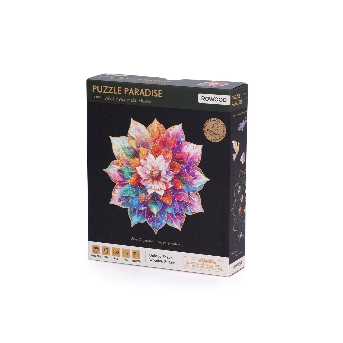 Rowood Mystic Mandala  Flower Wooden Jigsaw Puzzle