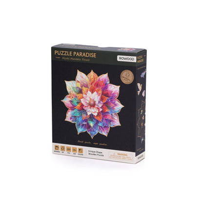 Rowood Mystic Mandala  Flower Wooden Jigsaw Puzzle