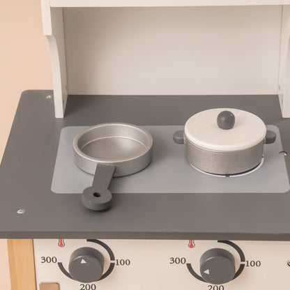 ROBUD Wooden Kids Play Kitchen Playset WG01