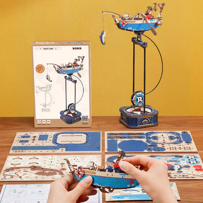 ROKR Ocean Fisher DIY Pendulum Toy 3D Puzzle MCD02