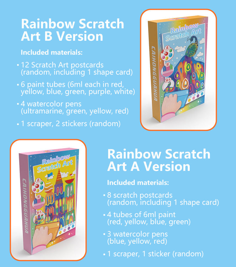 🖼️DIY Rainbow Scratch-tastic Adventure🚀