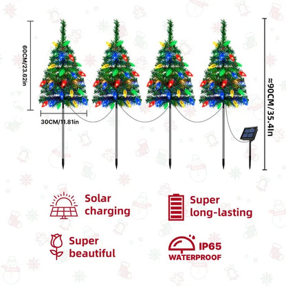 🎄Christmas Flash Deal 🎁 65% OFF✨ 4-in-1 Aurora Haven Solar Powered Christmas Tree