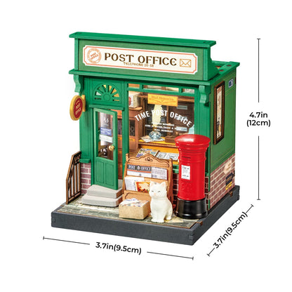 Rolife Century Post Office DIY Miniature House DS037