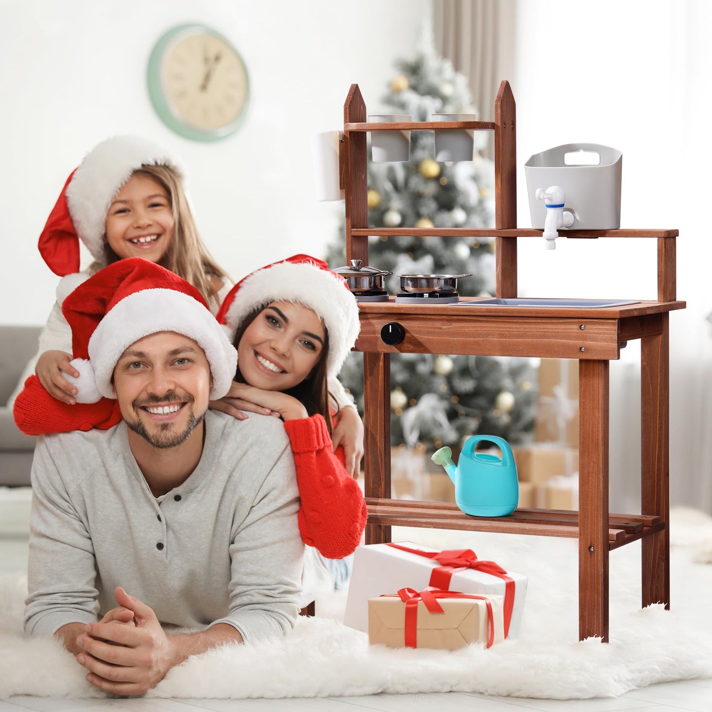 ROBUD Wooden Outdoor Kitchen Playset - Mud