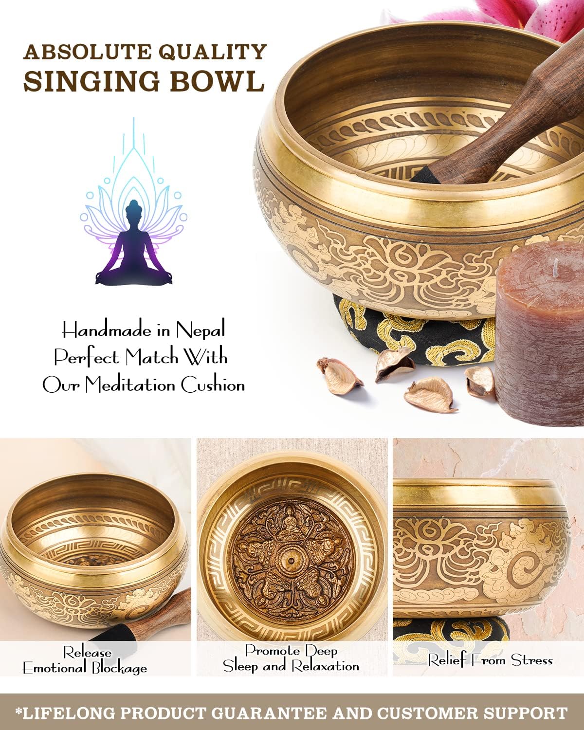 SereniSound™ Singing Bowl-Unleash Calmness and Balance with Every Resonating Note