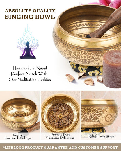SereniSound™ Singing Bowl-Unleash Calmness and Balance with Every Resonating Note