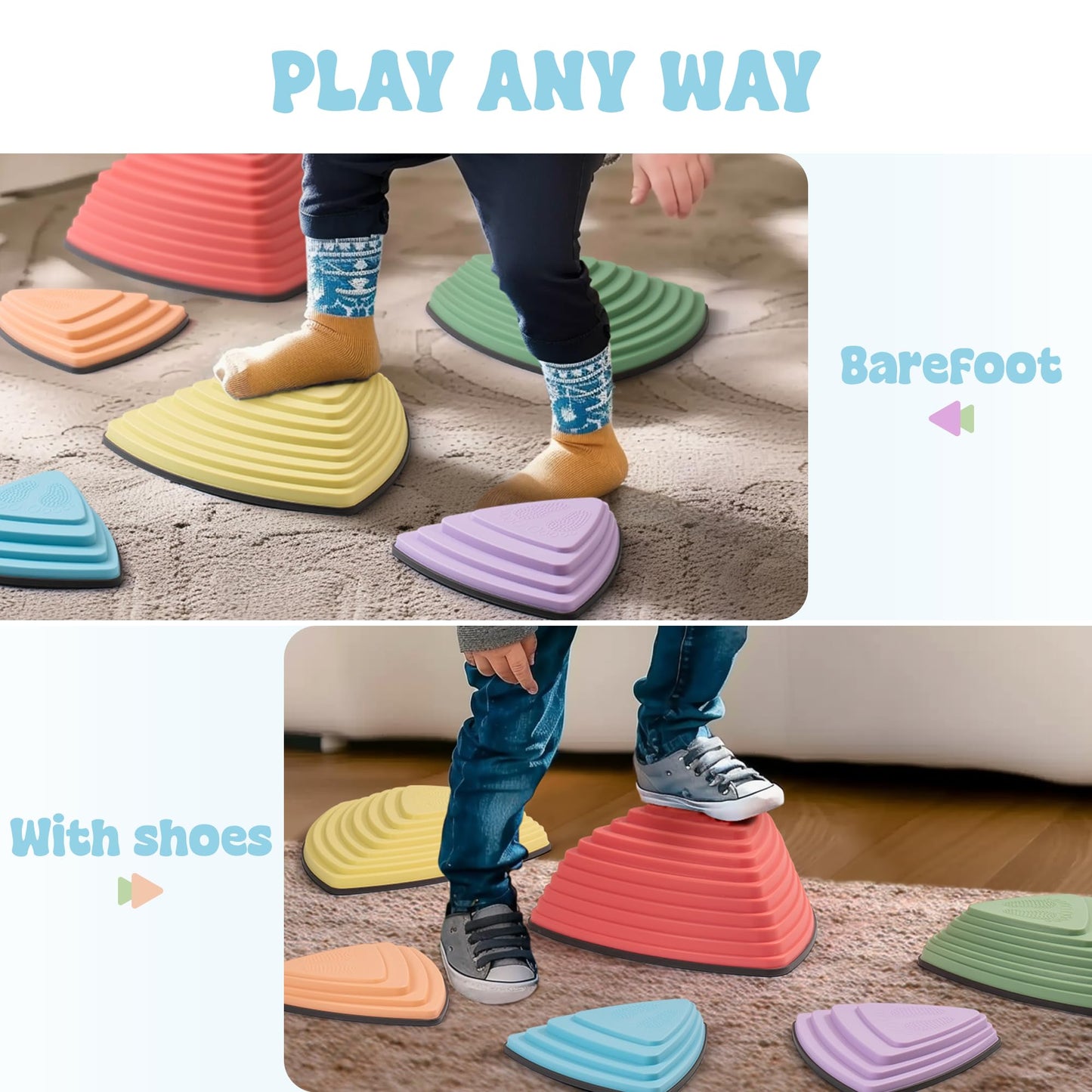 ROBUD Balance Stepping Stones for Kids & Toddlers