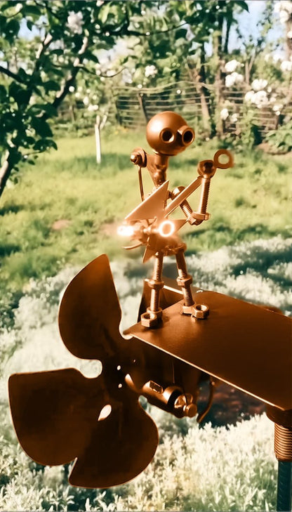 🔥Final 2 Hour 60% OFF🔥 Handmade Metal Rock Band Windmill🎁