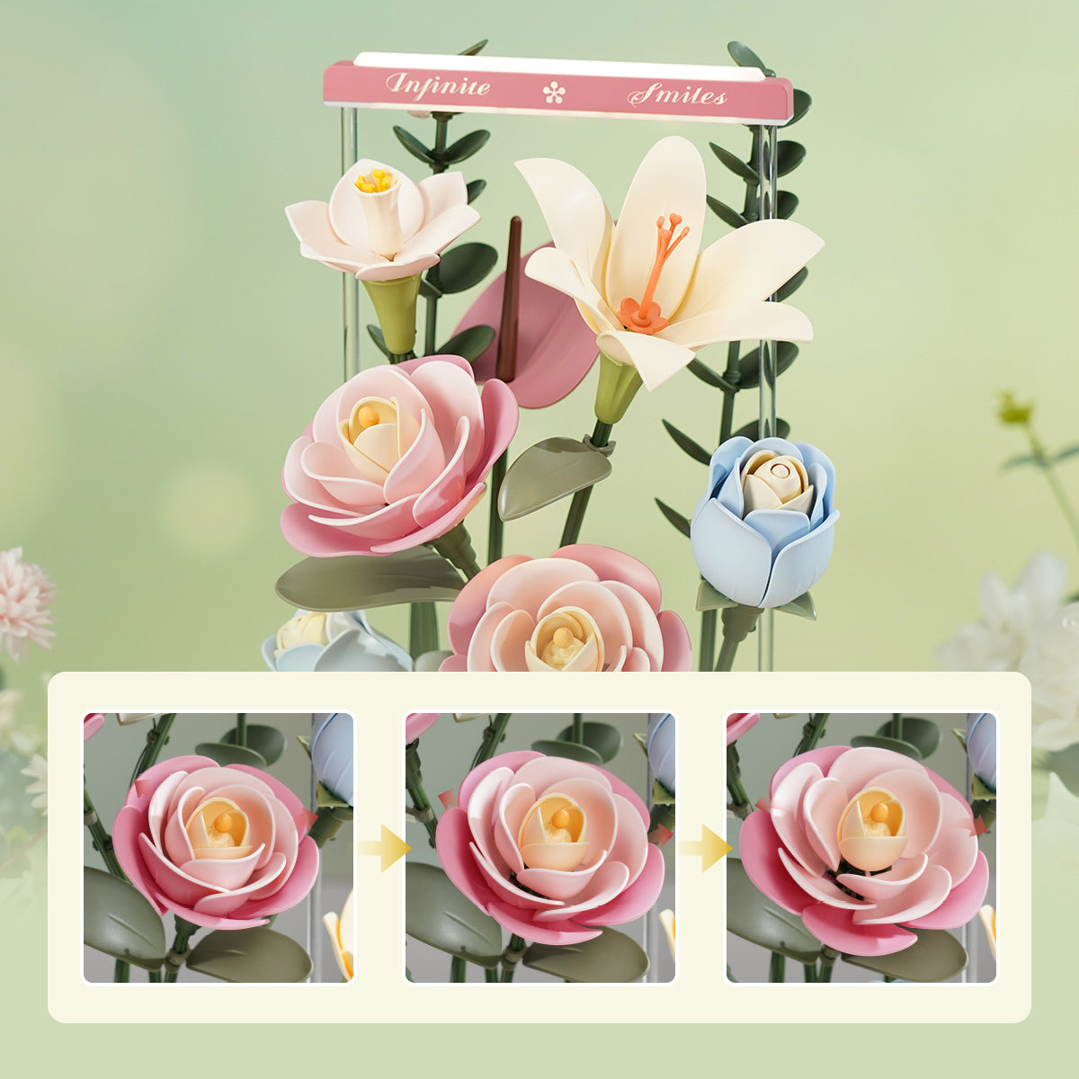 ROKR Blooming Bouquet Box DIY 3D Puzzle AF01D