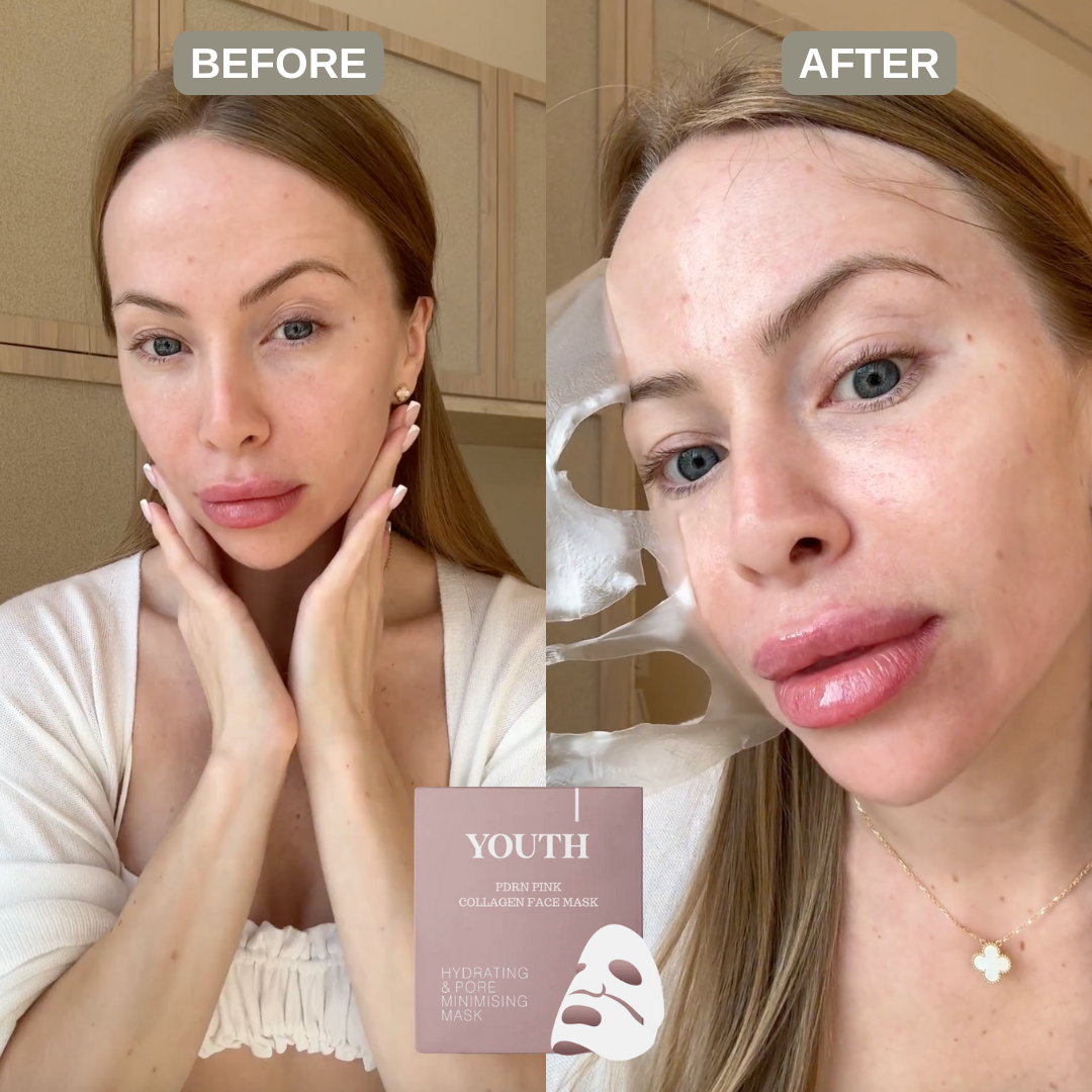 Seurico™ Youth Salmon PDRN Pink Collagen Face Mask