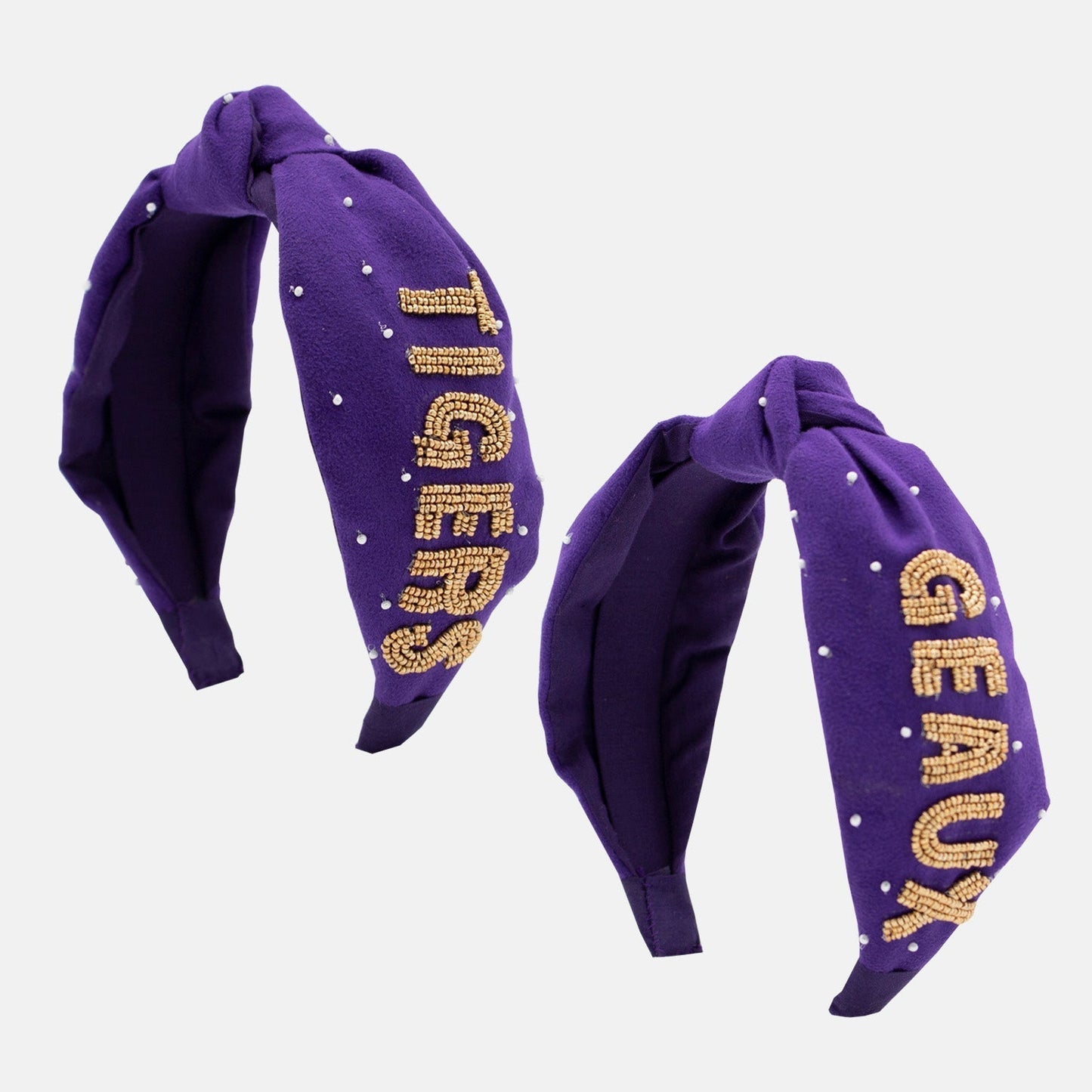 LSU Beaded Headband
