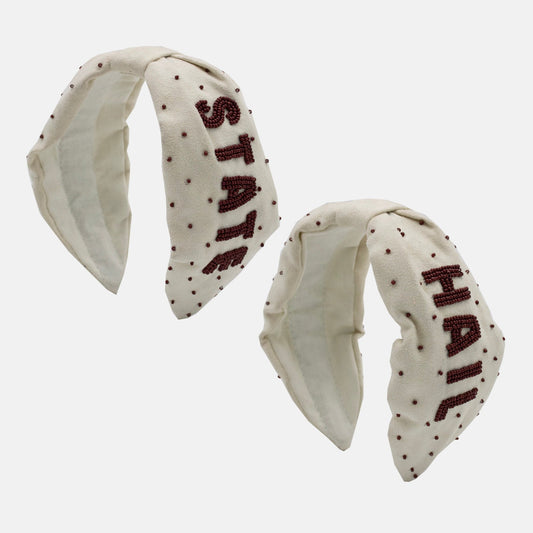 Mississippi State Beaded Headband