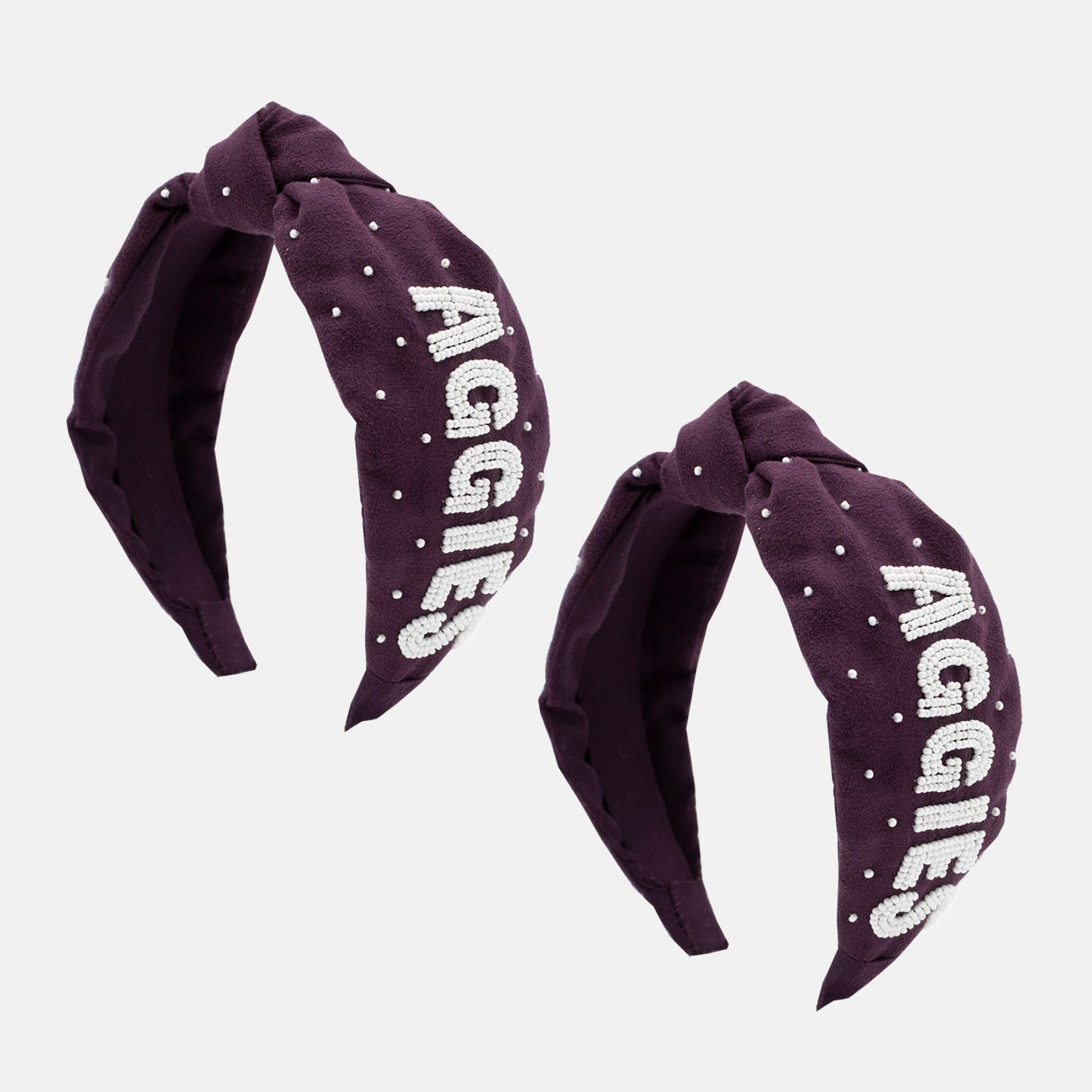 Texas A&M Beaded Headband