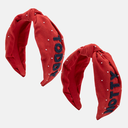 Ole Miss Beaded Headband