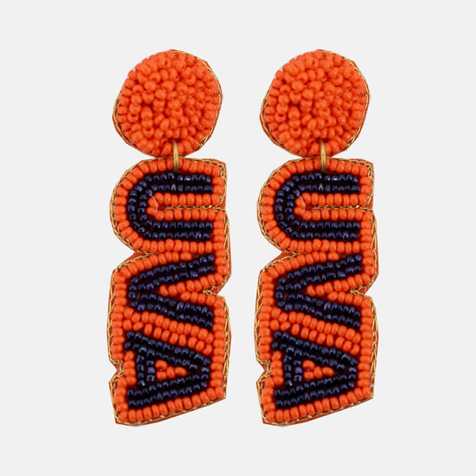 UVA Beaded Earrings