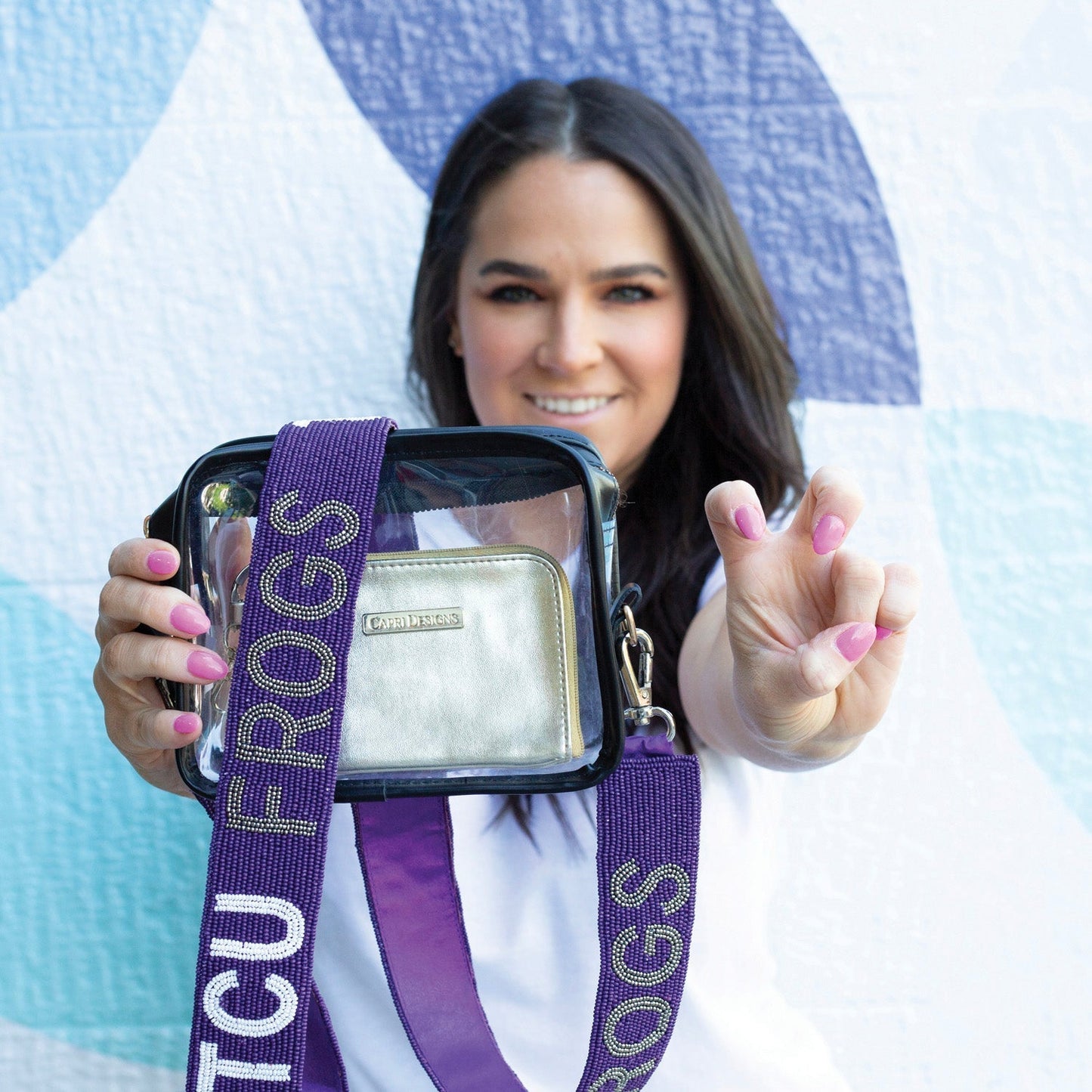 TCU Purse Strap