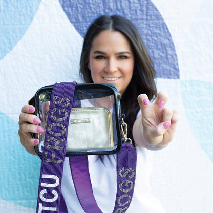 TCU Purse Strap