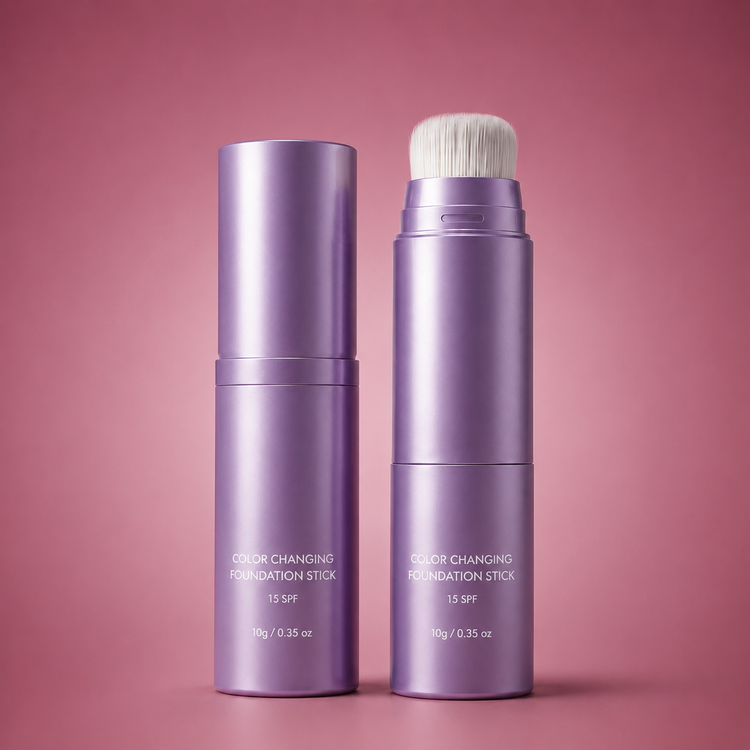Foundation adapting to skin