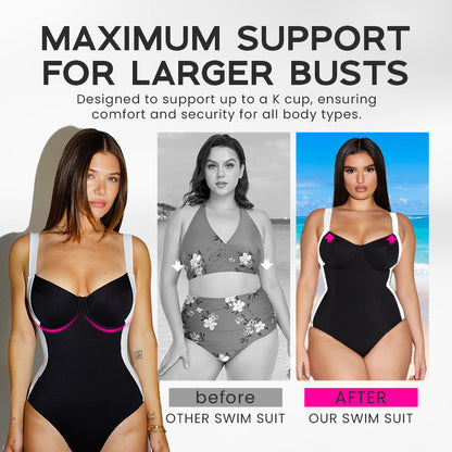 Sexy Slim & Sculpt One Piece Swimsuit for Women