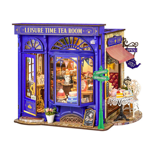 Rolife Leisure Time Tea Room DIY Miniature House DG171