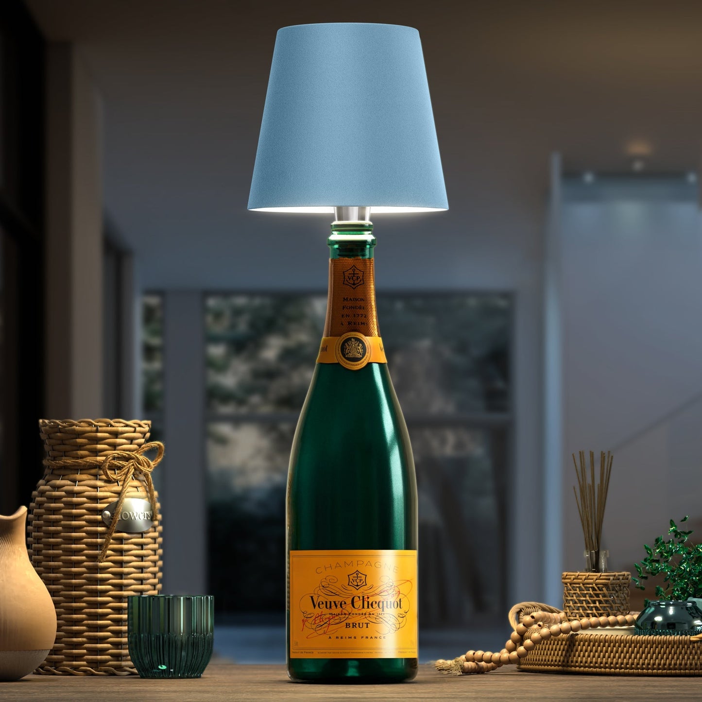 Seurico™ Wireless Bottle Lamp Shade