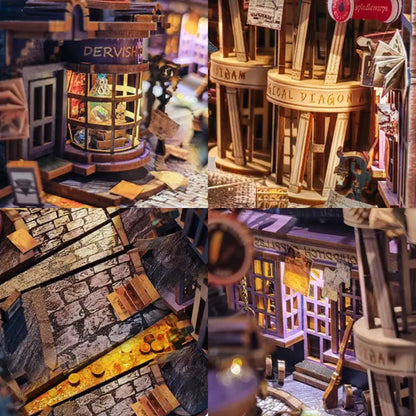 DIY Book Nook Kit - Magic Night Alley