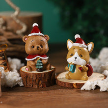 Cute Mini Resin Decoration - Desktop Mini Christmas Tree Gift
