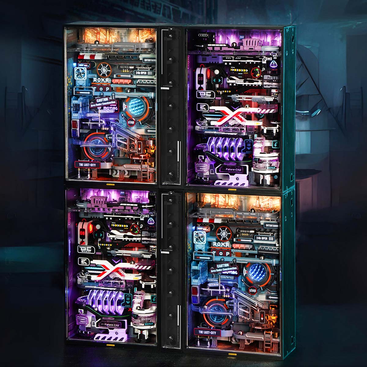 ROKR The Last City Marble Run Mechanical 3D Puzzle MR01S