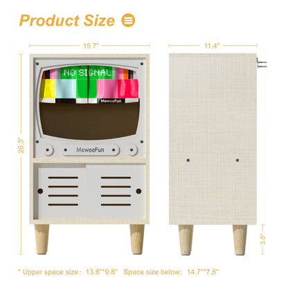 Wooden TV Cat House & Condo