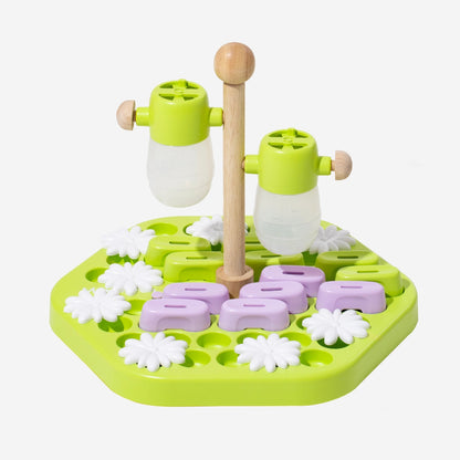 Floral Slower Feeders 4 Piece Set
