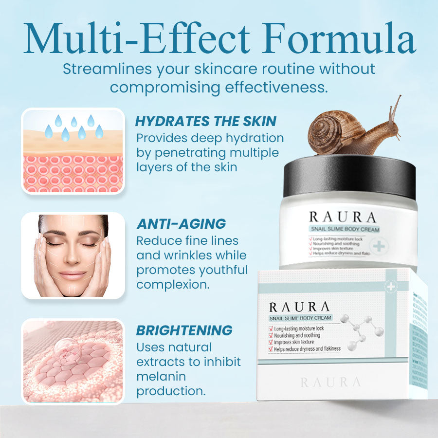Raura™ Snail 🐌Multi-effect All-in-one Skincare Cream