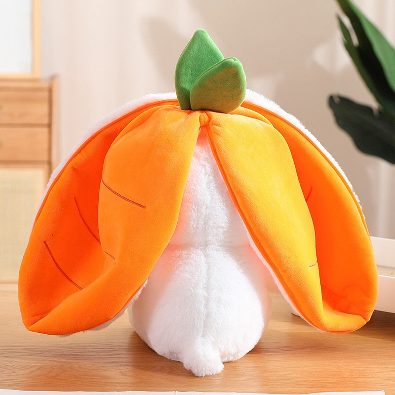 🐰Transforming Bunny – Strawberry & Carrot Dual-Form Plush Toy