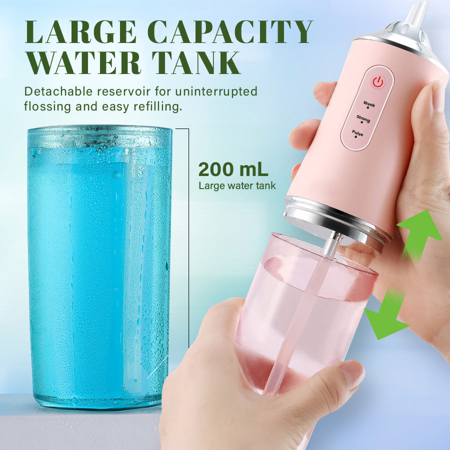 Seurico™ Water Dental Flosser Teeth Pick - Cordless Portable 4 Modes🦷