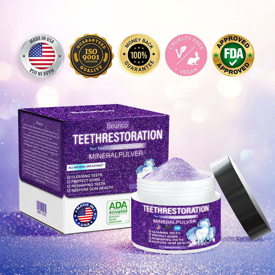 Seurico™ Natural Mineral Tooth Powder 🧑🏽‍⚕️TGA-Certified – Stayll
