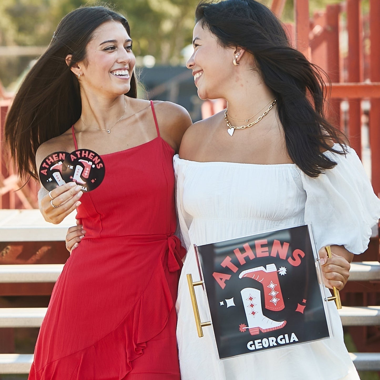 Georgia Kickoff College Town Acrylic Drink Coasters